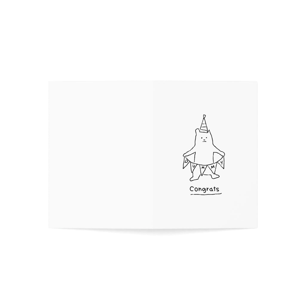 Congrats dummy greeting card