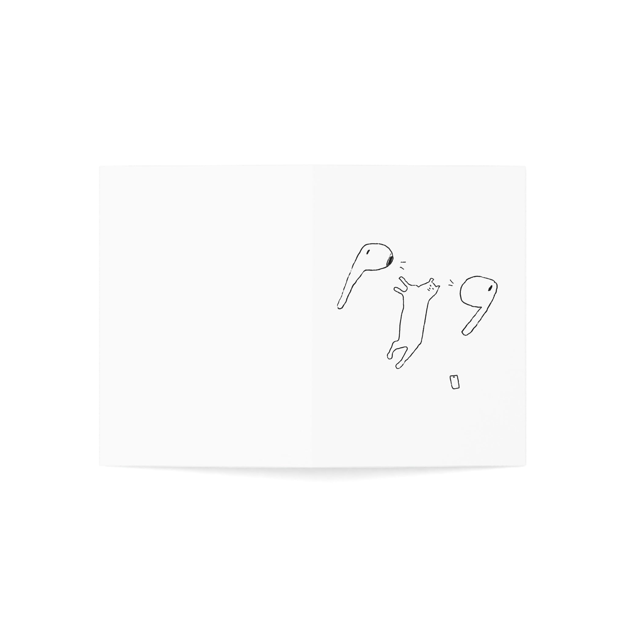 AirPods Chichi greeting card