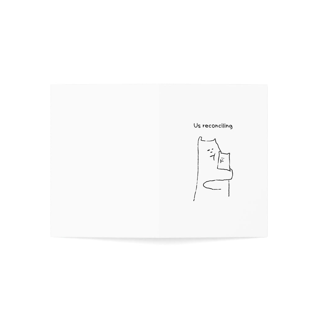 Us reconciling greeting card