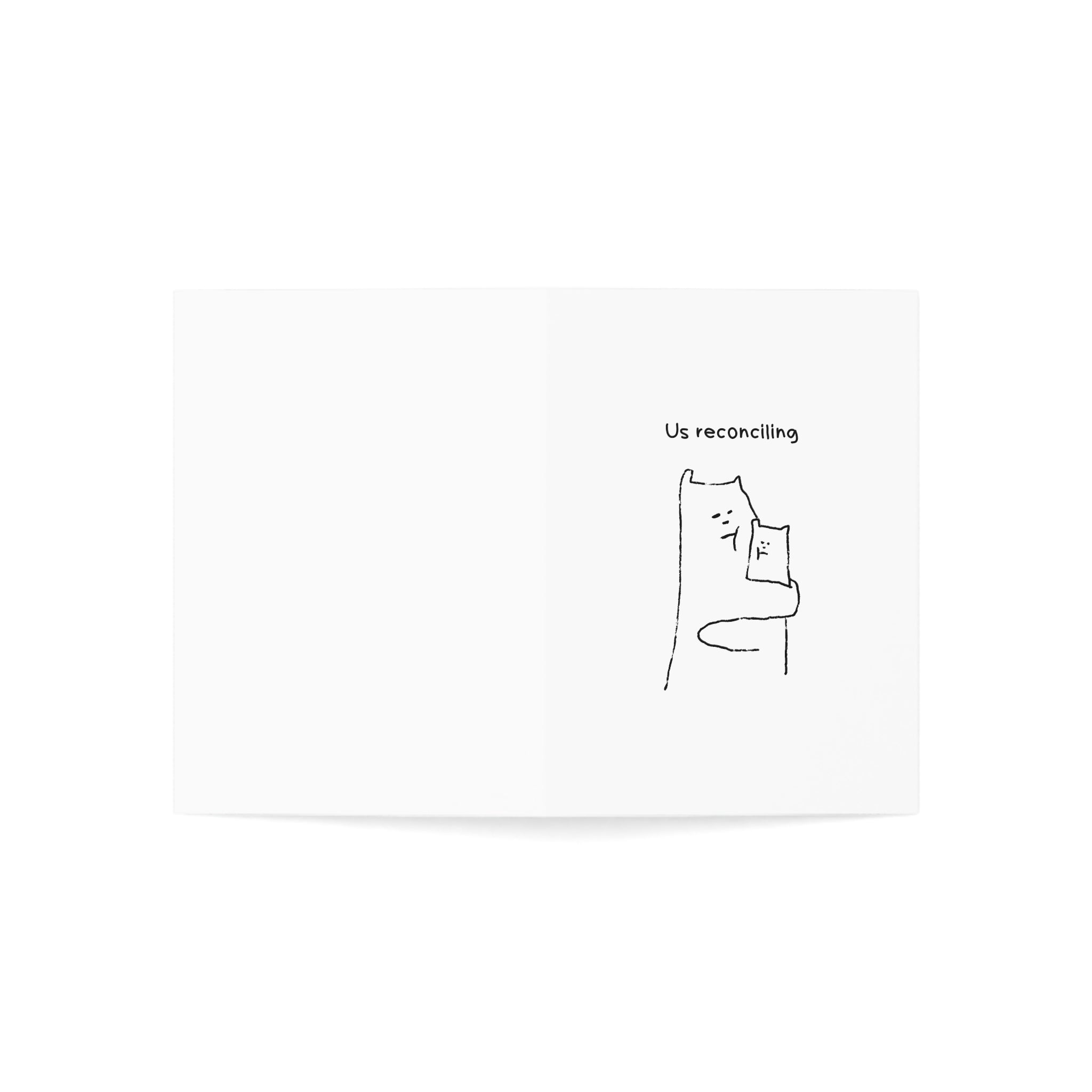 Us reconciling greeting card
