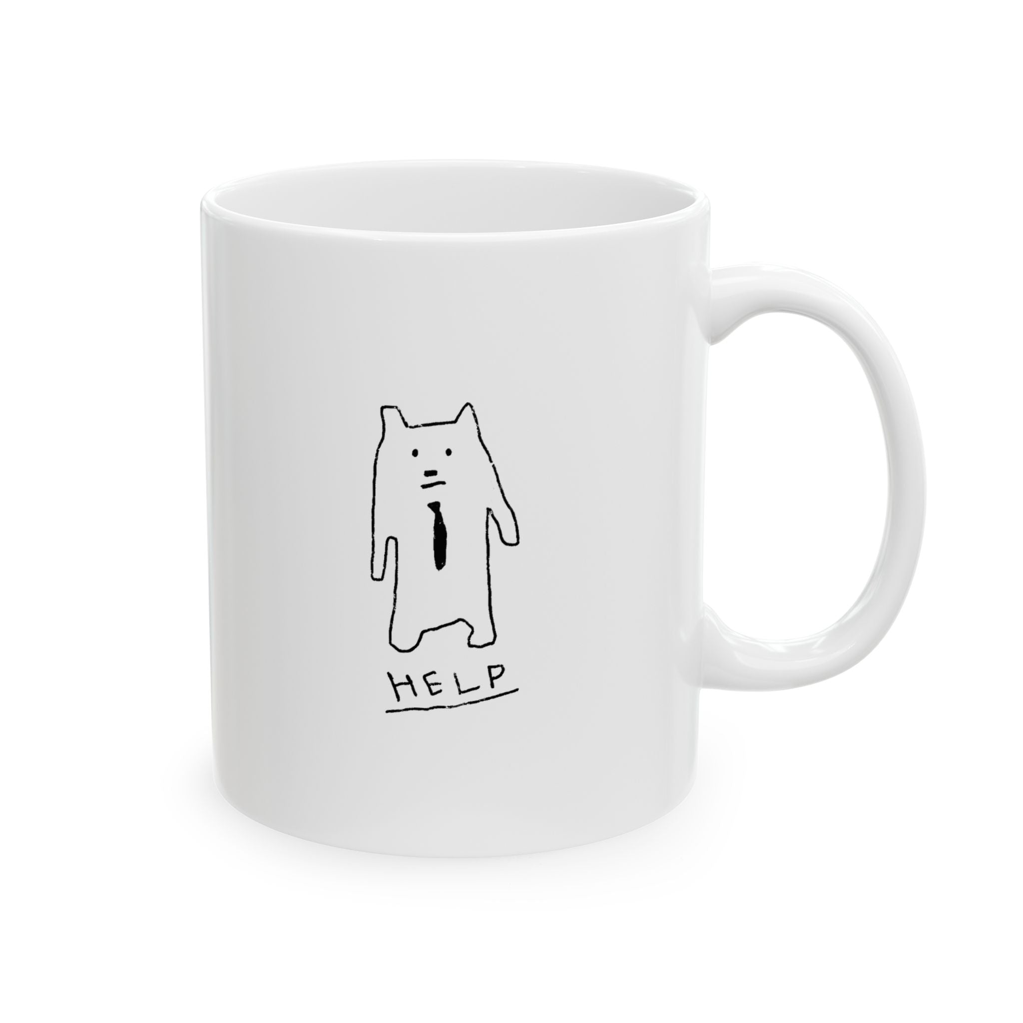 Help Ceramic Mug