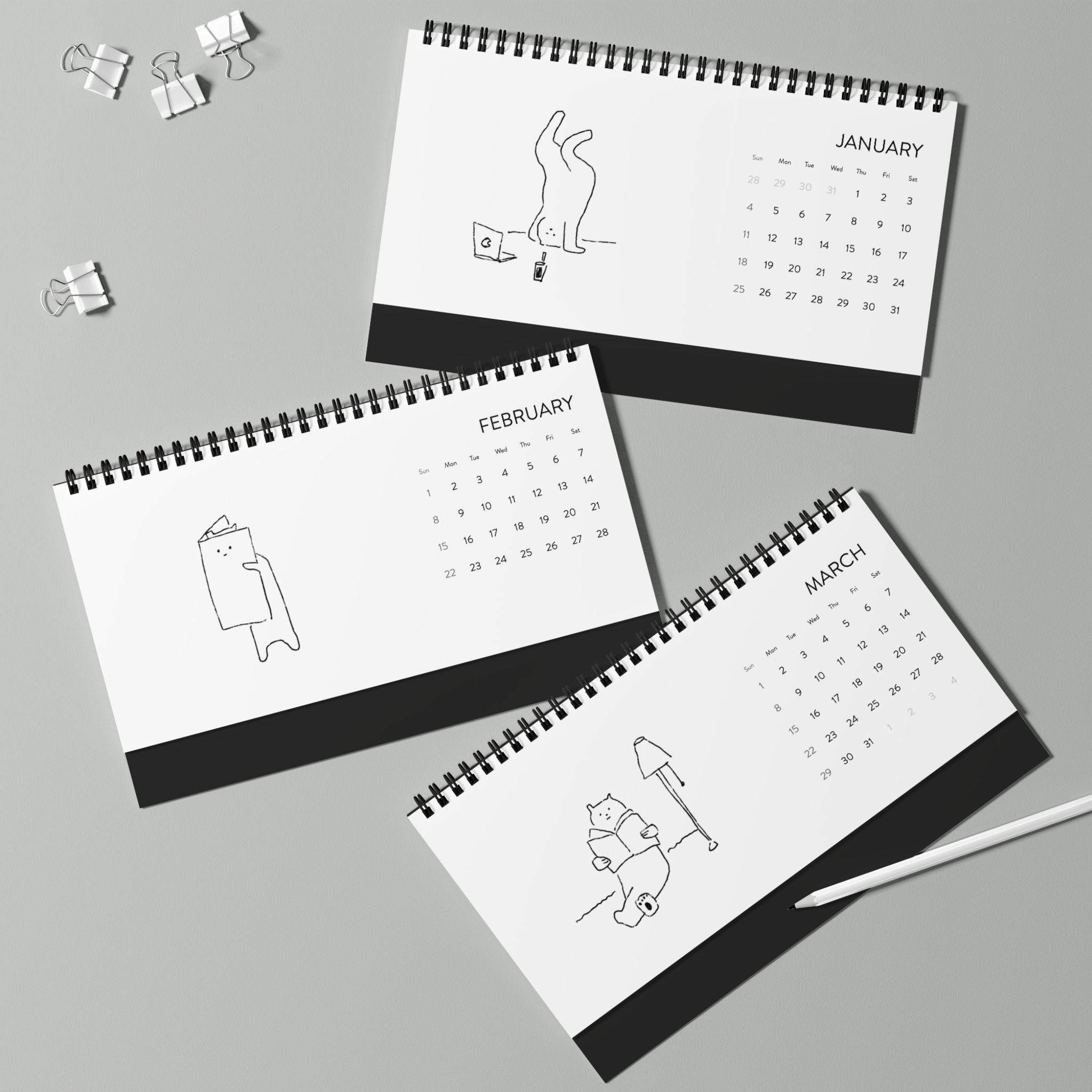 2026 Chichi Desktop Calendar