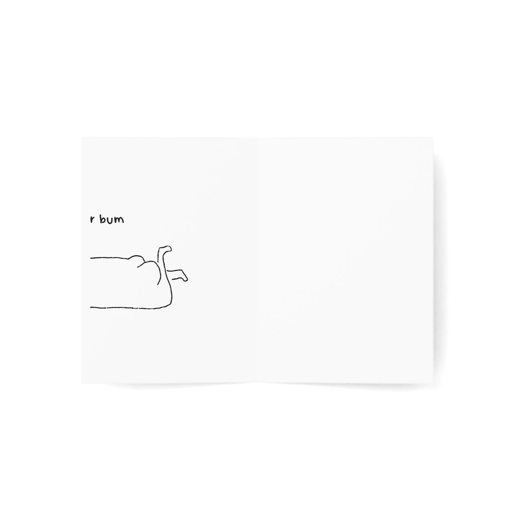I luv you greeting card