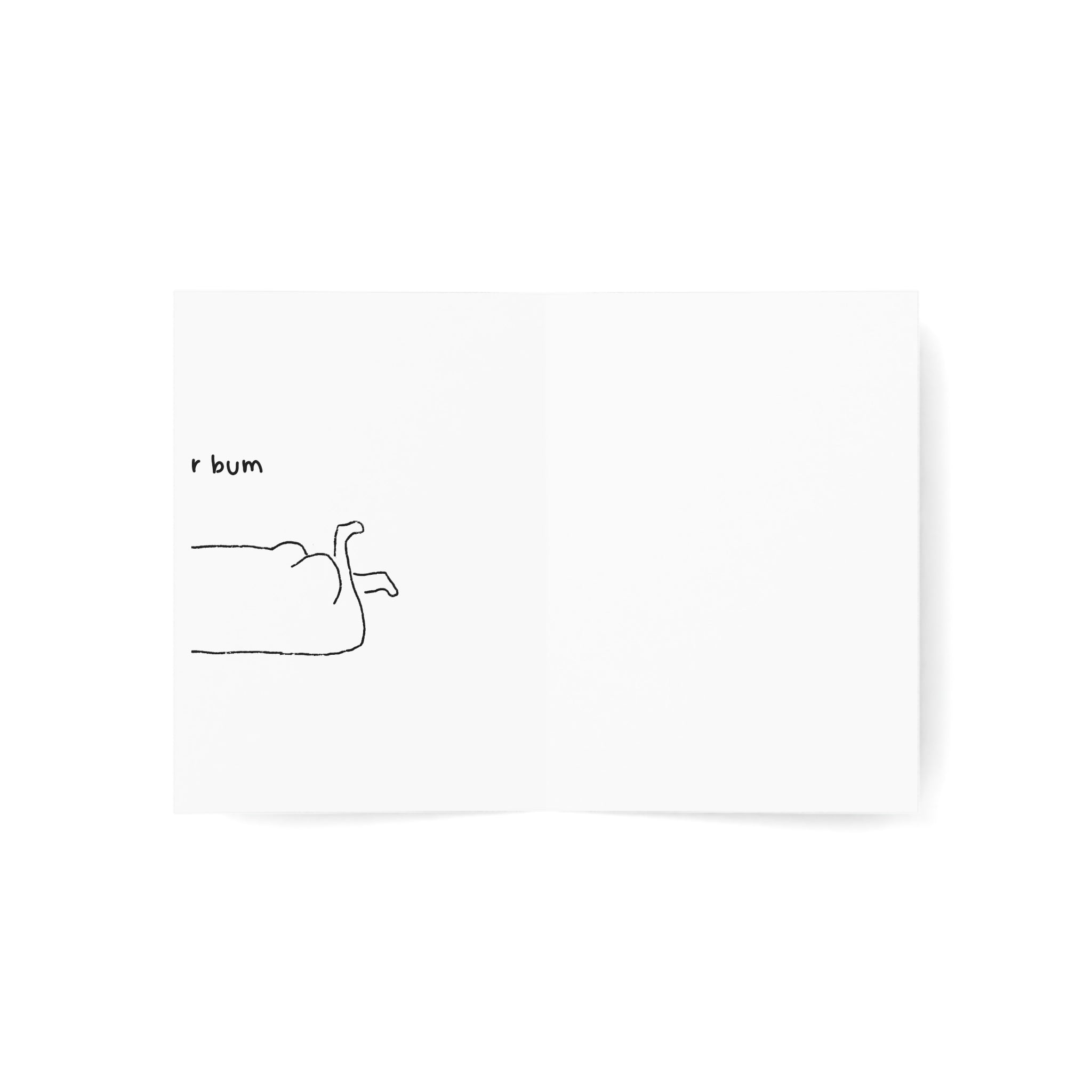 I luv you greeting card